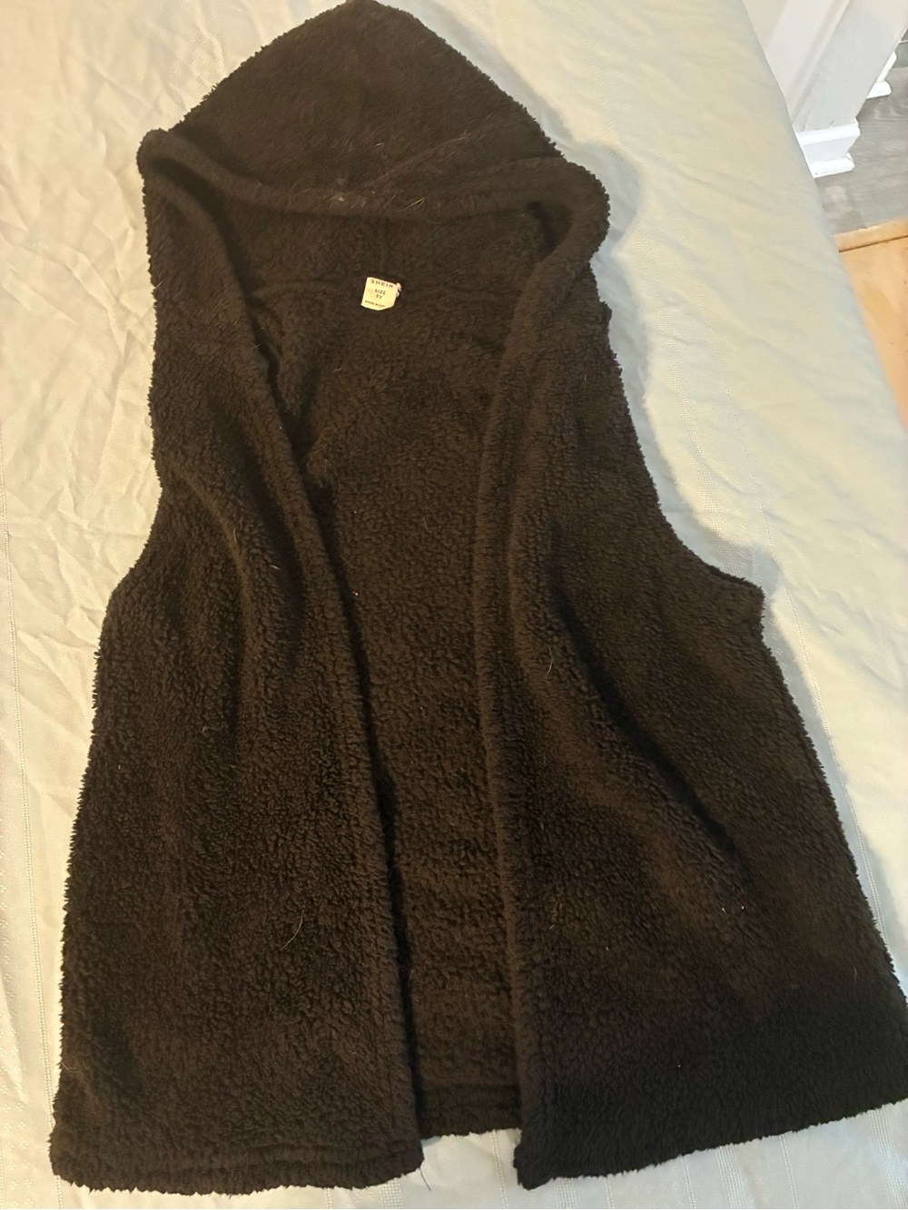 Girl’s 9 Hooded Sherpa Vest